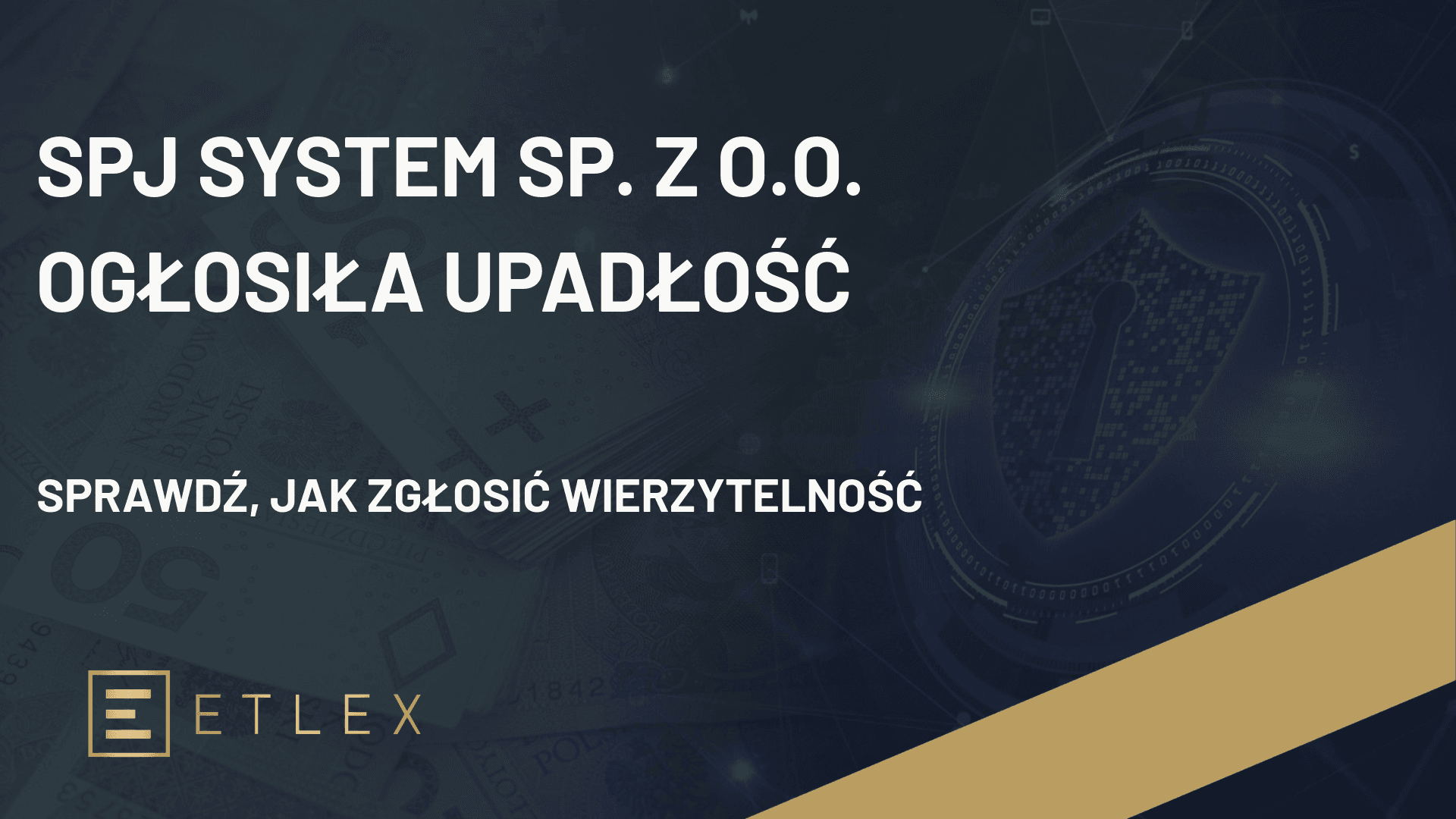 SPJ SYSTEM SP. Z O.O. ogłosiła upadłość